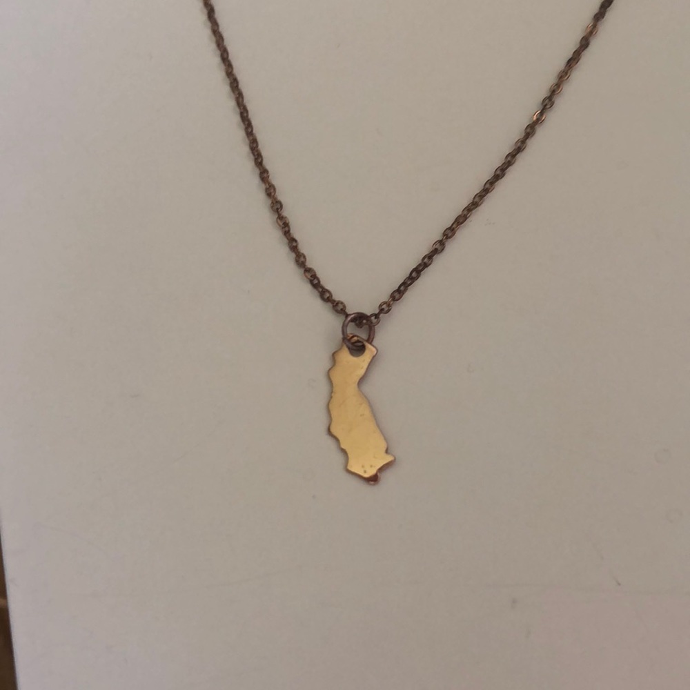 California State Gold Necklace